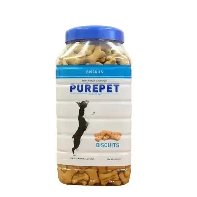 PUREPET TREAT MILK FLAVOUR BISCUIT 455 GRM PACK OF 2