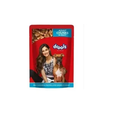DROOLS CHICKEN & CHUNKS GRAVY ADULT 150 GRM